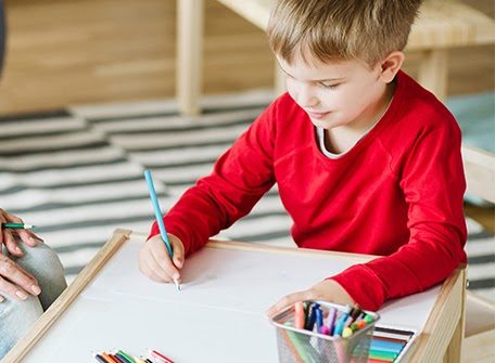 Easy Obstacle Course to Improve Handwriting - Your Kid's Table